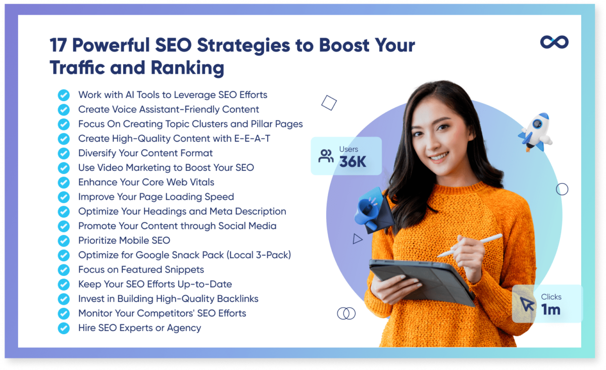 17 Powerful SEO Techniques to Boost Traffic & Ranking (2024)