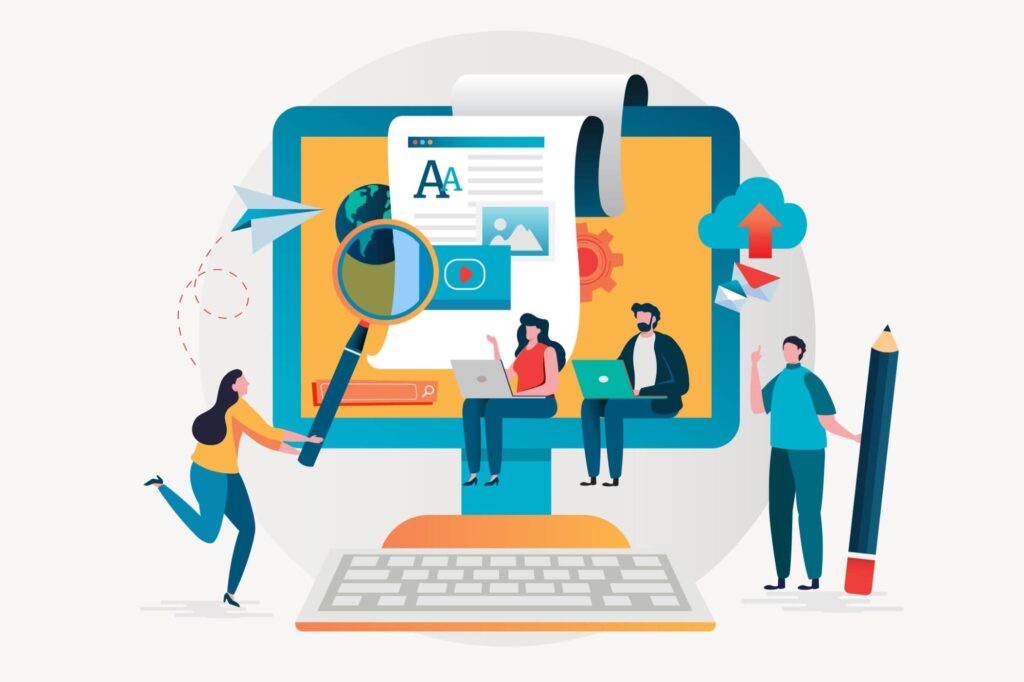 Vectors of content marketing