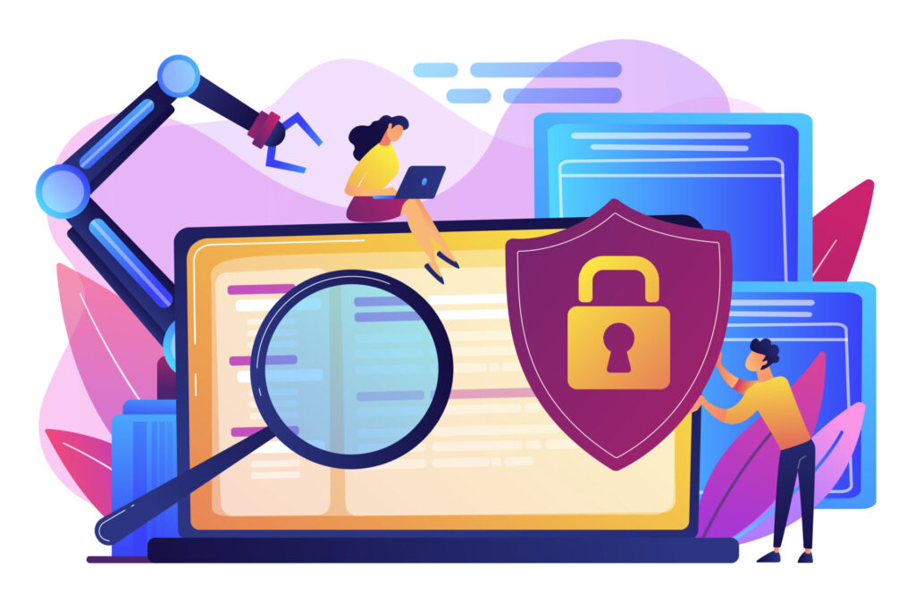 Illustration of cybersecurity