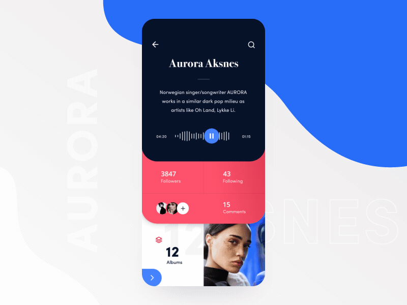 GIF of prototype design by Design Inspiration