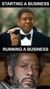 Starting a business meme