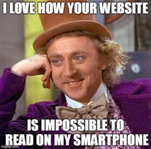 Mobile responsive meme